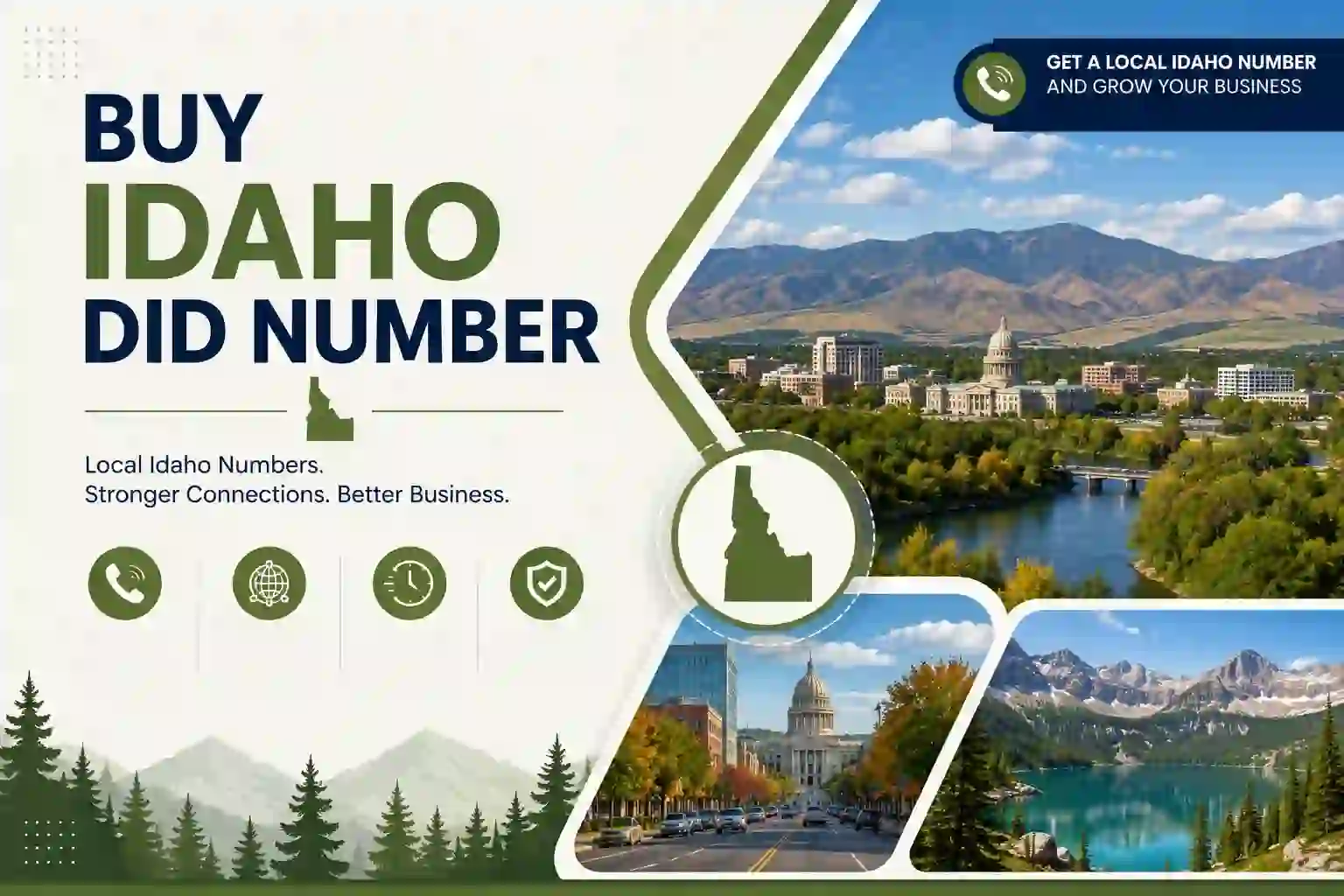 Buy Idaho DID Number – Idaho SIP Trunk Provider